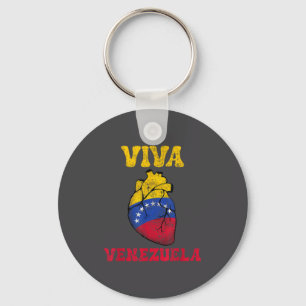 Vrij Venezuela 2026 Venezuela Hart Vlag  Sleutelhanger