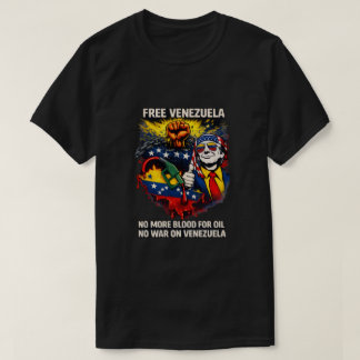 Vrij Venezuela – Anti-Oorlog Protest T-Shirt 