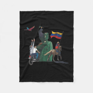 Vrij Venezuela - Hasta El Final - Abajo Cadenas Fleece Deken