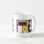 Vrij Venezuela Koffiemok (Voorkant rechts)