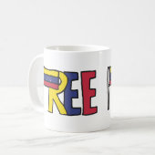 Vrij Venezuela Koffiemok (Voorkant links)