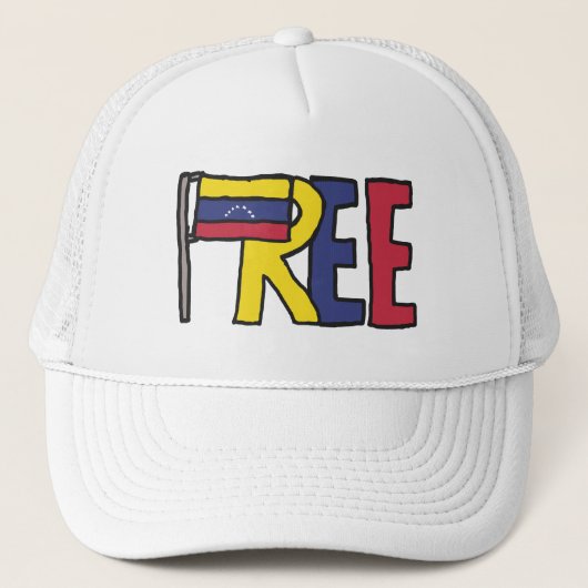Vrij Venezuela Trucker Pet (Voorkant)