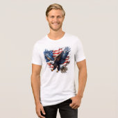 Vrij verkeer Tri-Blend shirt (Voorkant volledig)