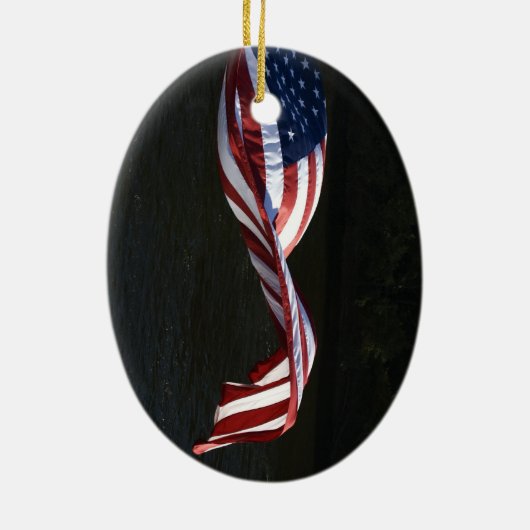 Vrij vliegen keramisch ornament (Achterkant)