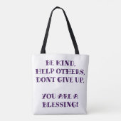 VRIJ VLIEGEN TOTE BAG (Achterkant)