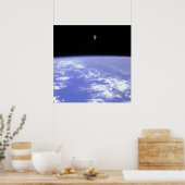 Vrij vliegende astronaut poster (Keuken)