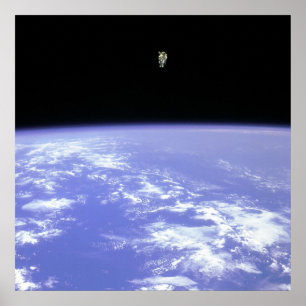 Vrij vliegende astronaut poster