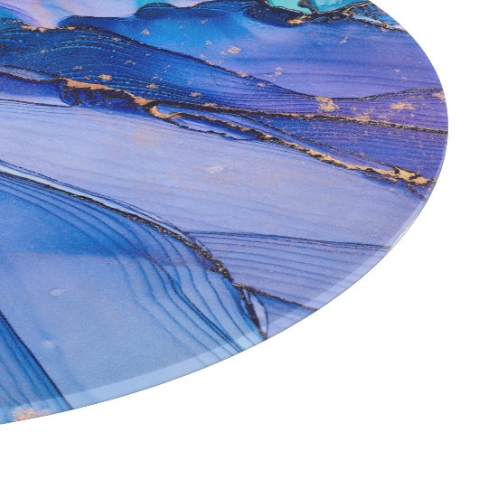 Vrij vloeiende texturen, luxe abstracte kunst. snijplank (Hoek)