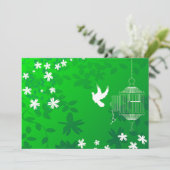 Vrij-vogeluitvindingen Kaart (Staand voorkant)