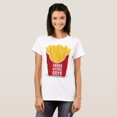 VRIJ VÓÓR GUYS Funny Dames T-Shirts (Voorkant volledig)