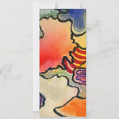 Vrij vormen abstracte, koele en hete kleurencellen kaart (Voorkant)