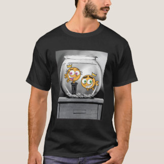 Vrij vreemde ouders Fish Bowl T-shirt