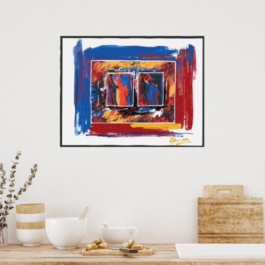 Vrij VS-standbeeld van Posters (Keuken)