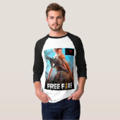 vrij vuur t-shirt (Voorkant volledig)
