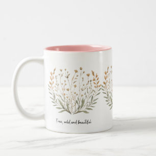 Vrij, wild en mooi: Floral Boho Mok