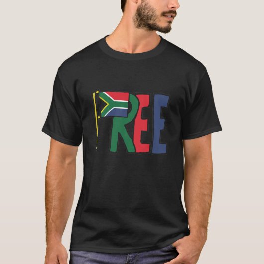 Vrij Zuid-Afrika T-shirt (Voorkant)