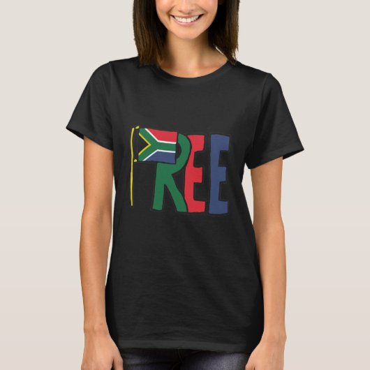 Vrij Zuid-Afrika T-shirt (Voorkant)