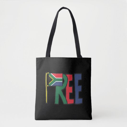 Vrij Zuid-Afrika Tote Bag (Voorkant)