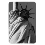 vrij zwart en wit beeld magneet (Verticaal)