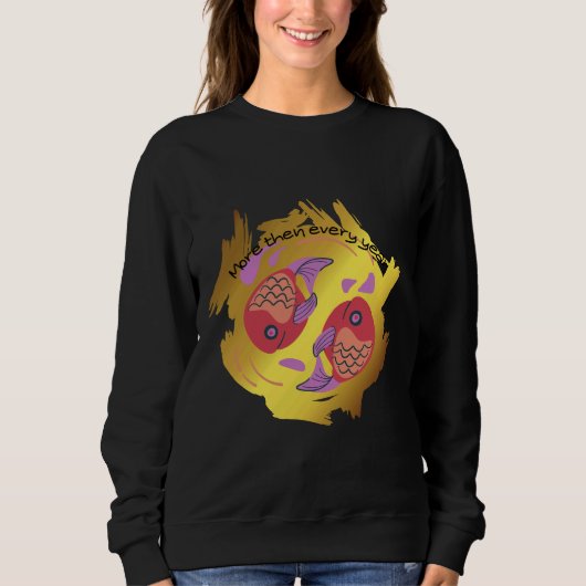 Vrij zwemmen Vissen Trui (Voorkant)