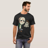 Vrijdag 12e Funny Halloween Horror Movie Humor T-shirt (Voorkant volledig)