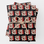 Vrijdag 13 | 3D-gestapelde bloeding Inpakpapier Vel (In situ)