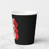 Vrijdag 13 | 3D-gestapelde bloeding Papieren Bekers (Links)