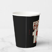 Vrijdag 13 | 3D-gestapelde bloeding Papieren Bekers (Rechts)