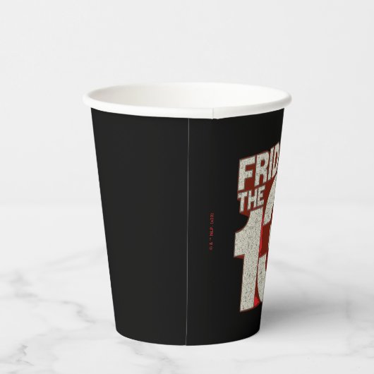 Vrijdag 13 | 3D-gestapelde bloeding Papieren Bekers (Rechts)