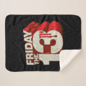 Vrijdag 13 | 3D-gestapelde bloeding Sherpa Deken (Voorkant (horizontaal))
