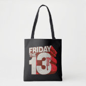 Vrijdag 13 | 3D-gestapelde bloeding Tote Bag (Voorkant)