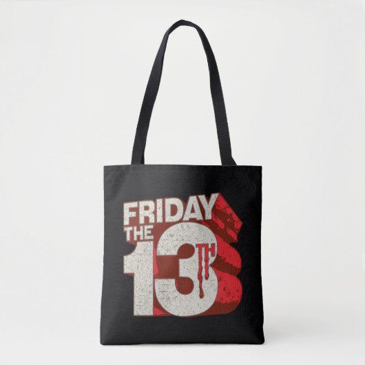 Vrijdag 13 | 3D-gestapelde bloeding Tote Bag (Voorkant)