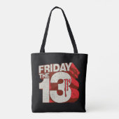 Vrijdag 13 | 3D-gestapelde bloeding Tote Bag (Achterkant)