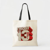 Vrijdag 13 | 3D-gestapelde bloeding Tote Bag (Voorkant)