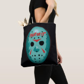 Vrijdag 13 | Blauw Hockey Mask Graphic Tote Bag (Dichtbij)