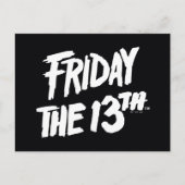 Vrijdag 13 | Gestapeld gedopte Logo Briefkaart (Voorkant)