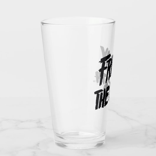 Vrijdag 13 | Gestapeld gedopte Logo Glas (Rechts)