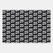 Vrijdag 13 | Gestapeld gedopte Logo Inpakpapier Vel (Voorkant 3)