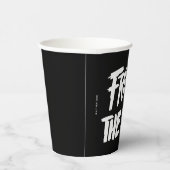 Vrijdag 13 | Gestapeld gedopte Logo Papieren Bekers (Rechts)