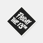 Vrijdag 13 | Gestapeld gedopte Logo Servet (Hoek)