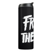 Vrijdag 13 | Gestapeld gedopte Logo Thermosbeker (Gedraaid links)