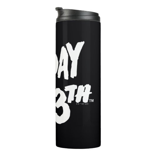 Vrijdag 13 | Gestapeld gedopte Logo Thermosbeker (Geroteerd rechts)