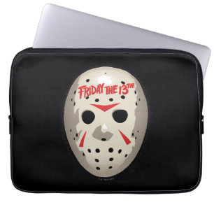 Vrijdag 13   Hockey Mask Graphic Laptop Sleeve