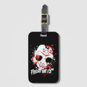 Vrijdag 13 | Hockey-masker van de schilder Bagagelabel (Voorkant (verticaal))