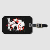 Vrijdag 13 | Hockey-masker van de schilder Bagagelabel (Voorkant (horizontaal))