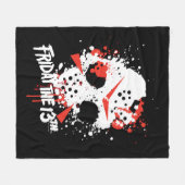 Vrijdag 13 | Hockey-masker van de schilder Fleece Deken (Voorkant (Horizontaal))