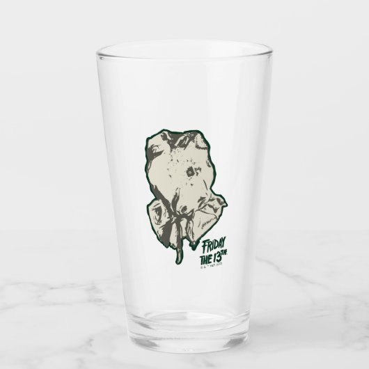 Vrijdag 13 | Jason Voorhees Burlap Sack Glas (Voorkant)