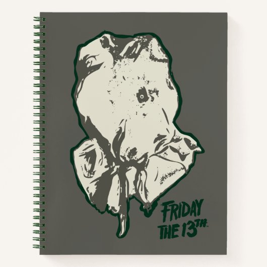 Vrijdag 13 | Jason Voorhees Burlap Sack Notitieboek (Voorkant)