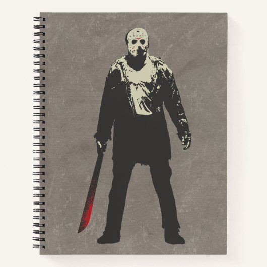 Vrijdag 13 | Jason Voorhees Character Art Notitieboek (Voorkant)