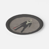 Vrijdag 13 | Jason Voorhees Character Art Papieren Bordje (Gekanteld)